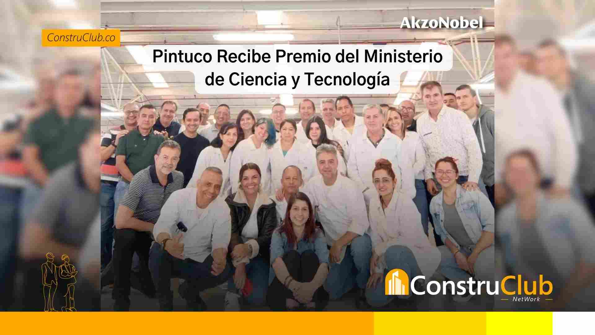 Pintuco Recibe Premio del Ministerio de Ciencia y Tecnología